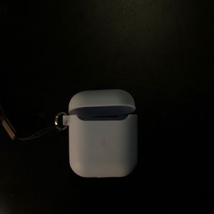 Silicone AirPod case color sky blue